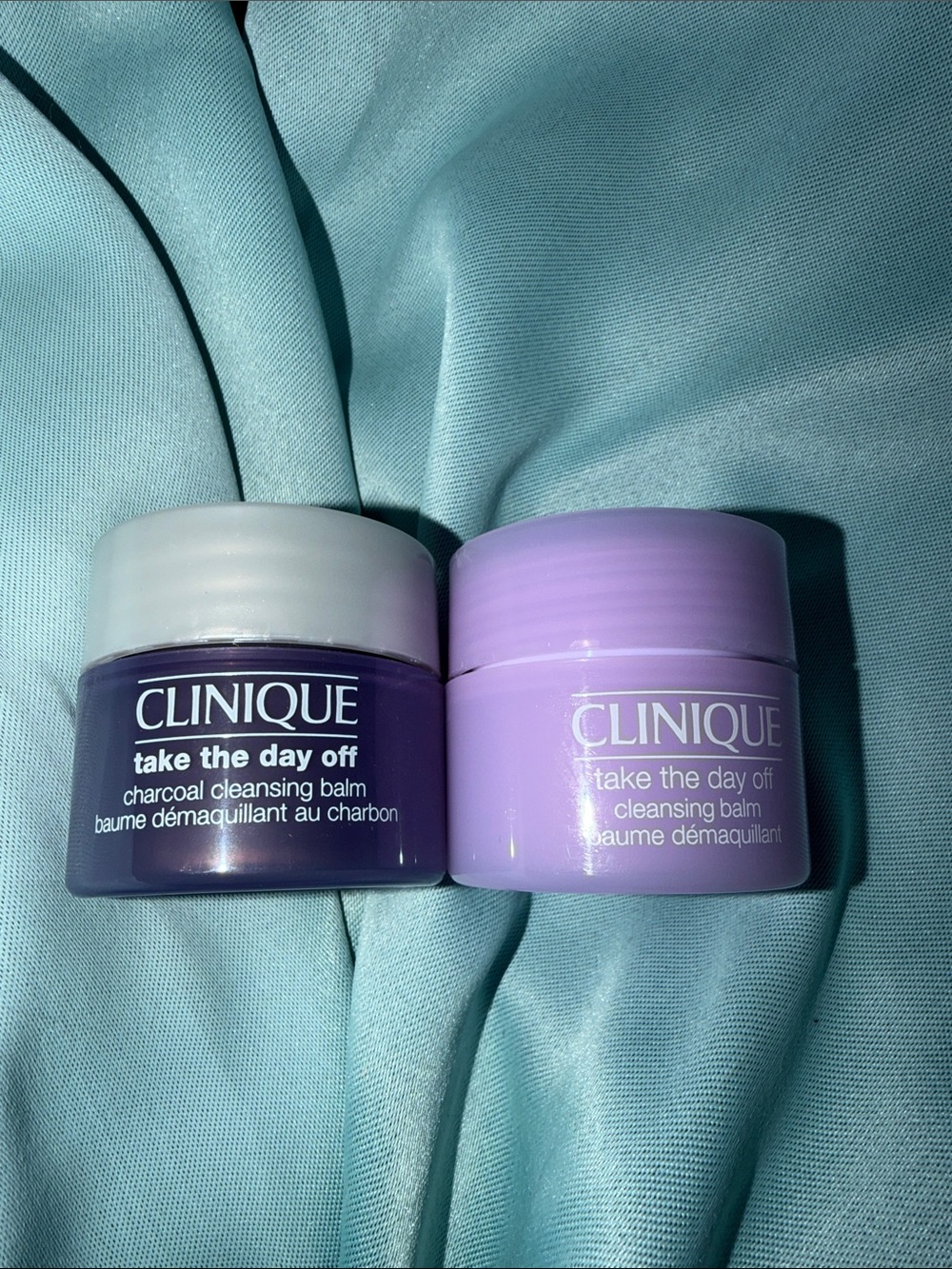 NEW Clinique Take The Day Off Cleansing Balms (one is charcoal) Sample sized (2)